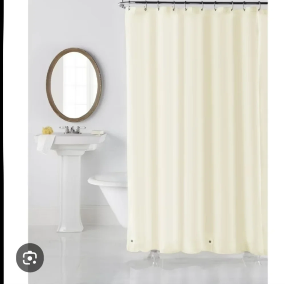 Mainstays Extra Lightweight Shower Liner - Ivory